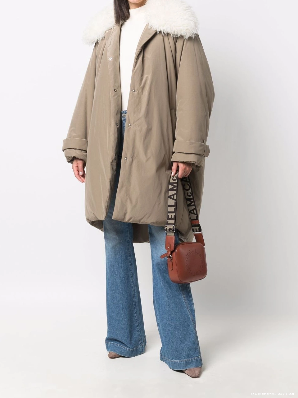 Affordable coat faux-fur technical Women McCartney Stella collar 0417